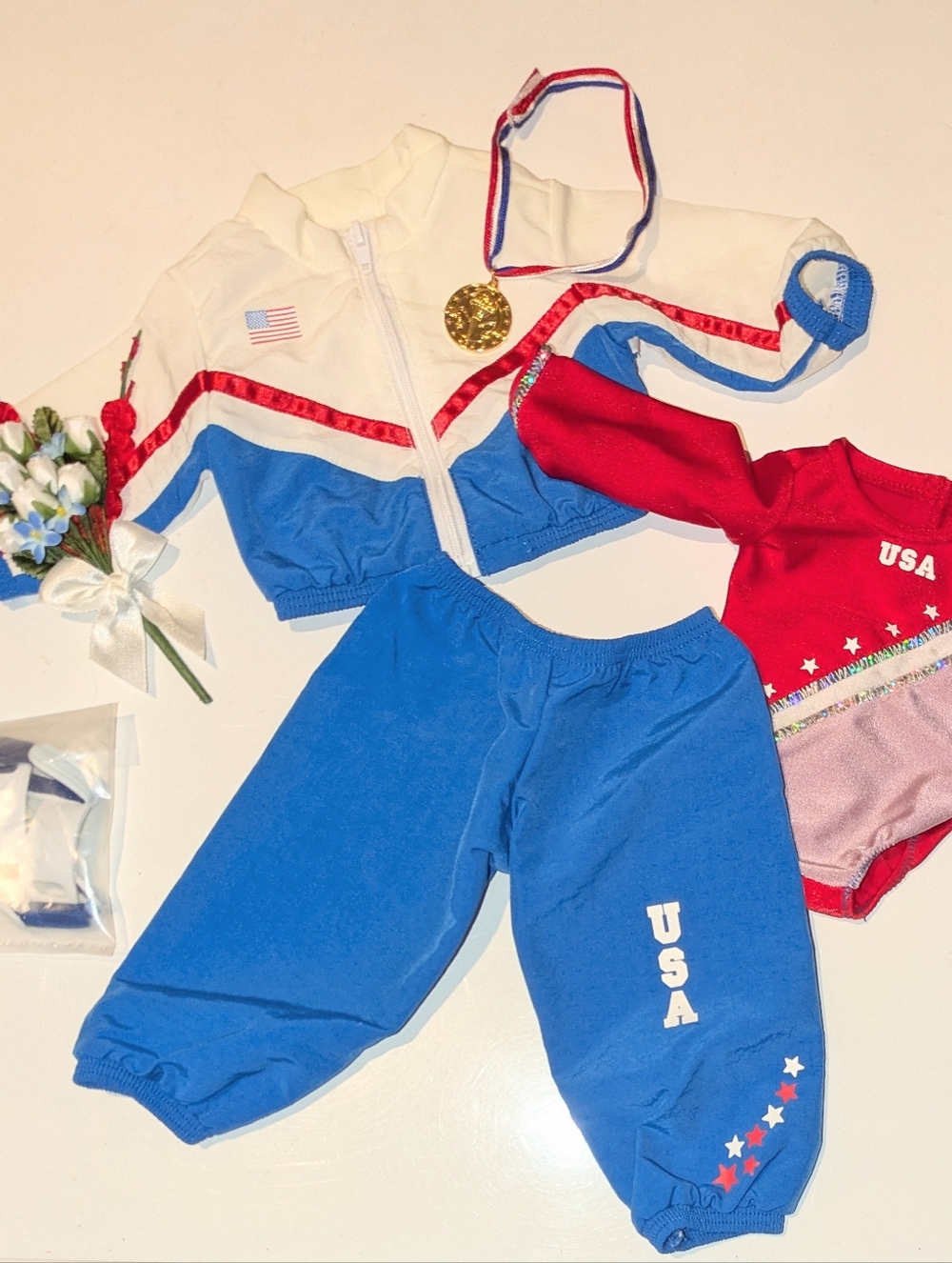 American Girl Vintage Two in One Gymnastics Outfit UNUSED